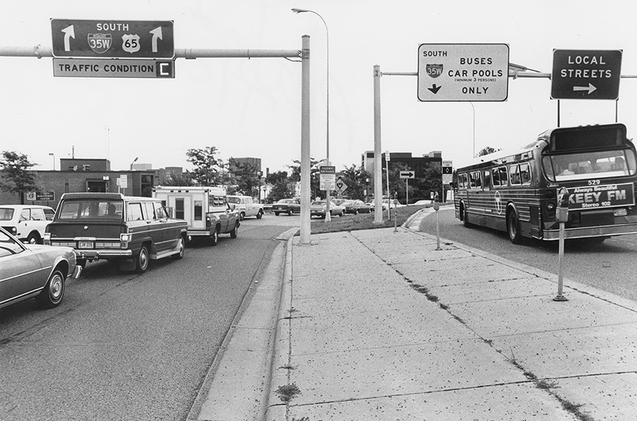 35W ramp in Minneapolis